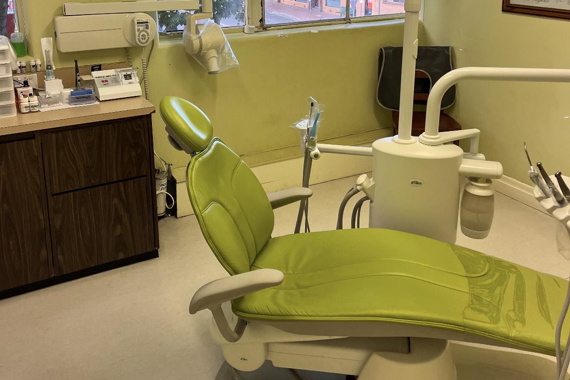 dental practice operating chair
